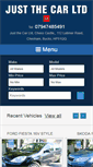 Mobile Screenshot of justthecarltd.co.uk